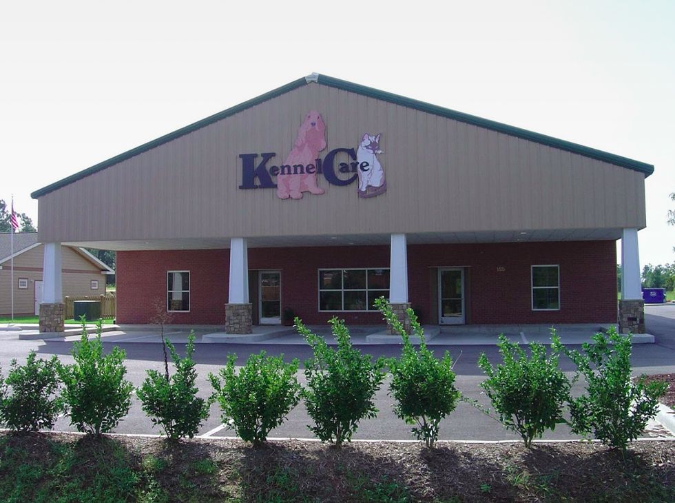 the kennel care entrance